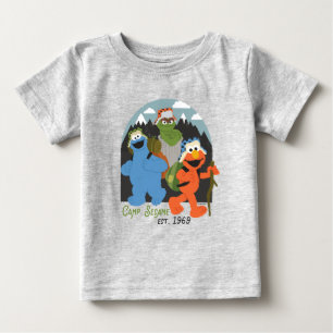 Camiseta Para Bebê Camp Sesame Street EST. 1969