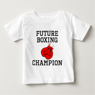 Camiseta Para Bebê Campeão futuro do encaixotamento