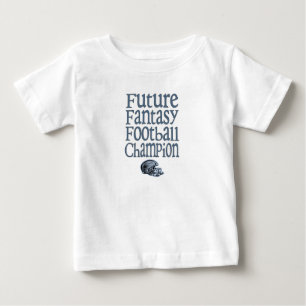 Camiseta Para Bebê Campeão futuro do futebol da fantasia