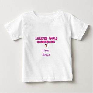 Camiseta Para Bebê Campeonato Mundial de atletismo no Quénia