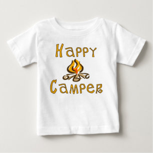 Camiseta Para Bebê campista feliz