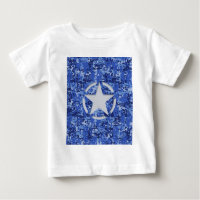 Camuflagem Azul do Marinho Retroativo Estêncil Est