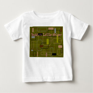 Camiseta Para Bebê Camuflagem Moderna do Século médio 