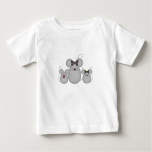 Camiseta Para Bebê Camundongos do País