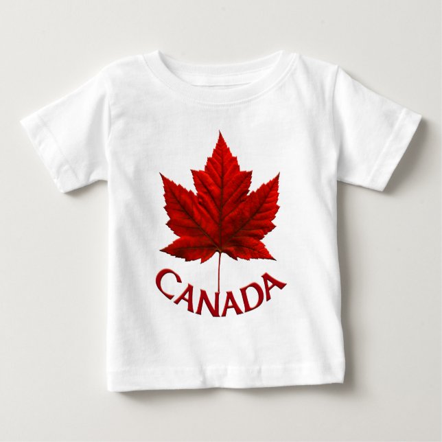 Camiseta Para Bebê Canada Baby Shirt Canada Baby Jersey Shirts Person (Frente)