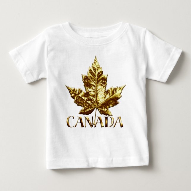 Camiseta Para Bebê Canadá Flag Baby Tooto Canada Baby Bodyfatos (Frente)
