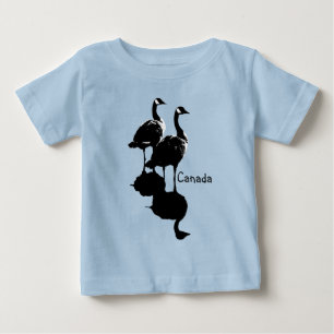 Camiseta Para Bebê Canada Goose Souvenir Baby T-shirts e Gifes