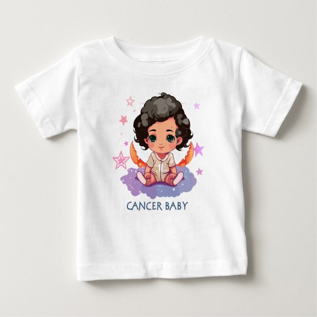 Camiseta Para Bebê Cancer Baby 3 (Frente)