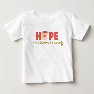 Camiseta Para Bebê cancer de infância papais noeis de Natal Baby T-Sh