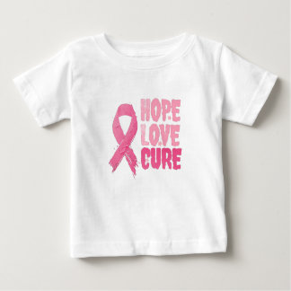 Camiseta Para Bebê Cancer de mama Sensibilização bebê