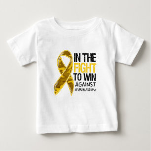 Camiseta Para Bebê Cancer de Neuroblastoma - luta a ganhar