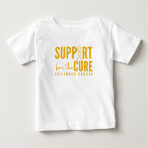 Camiseta Para Bebê cancer infantil para a cura Baby T-Shirt