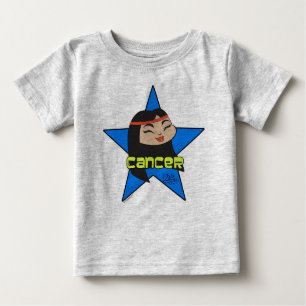 Camiseta Para Bebê Cancer T-Shirt