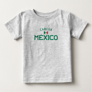 Camiseta Para Bebê Cancún México (Cancun México)