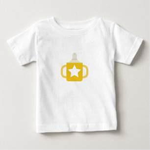 Camiseta Para Bebê caneca estrela