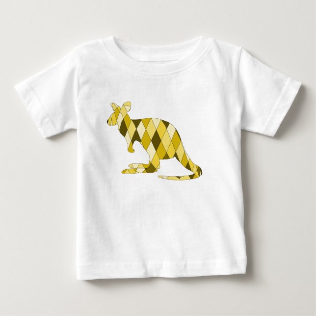 Camiseta Para Bebê canguru (Frente)