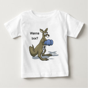 Camiseta Para Bebê Canguru do encaixotamento
