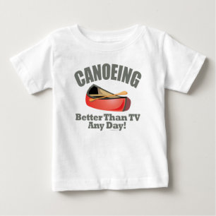 Camiseta Para Bebê Canoagem