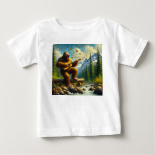 Camiseta Para Bebê Canto Bigfoot
