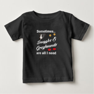 Camiseta Para Bebê Canudos - Os Greyhounds São Tudo O Que Preciso, C