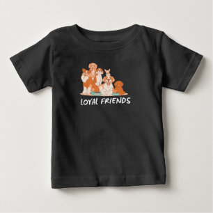 Camiseta Para Bebê cão