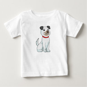 Camiseta Para Bebê Cão com Osso
