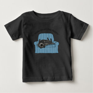 Camiseta Para Bebê Cão da raça Keeshond "Não Esportiva"