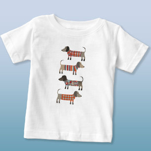 Camiseta Para Bebê Cão de Enchimento