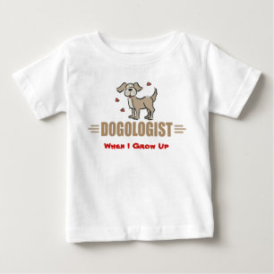 Camiseta Para Bebê Cão Humorístico