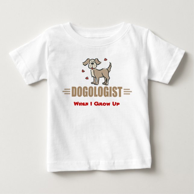 Camiseta Para Bebê Cão Humorístico (Frente)