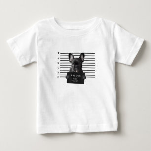 Camiseta Para Bebê Cão Mau Cachorro Cachorro Francês Cachorro Mãe 