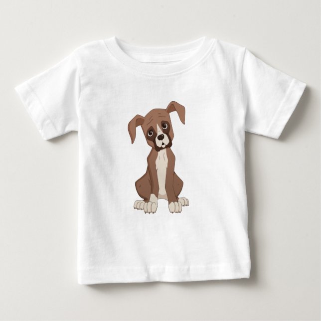Camiseta Para Bebê Cãozinho (Frente)