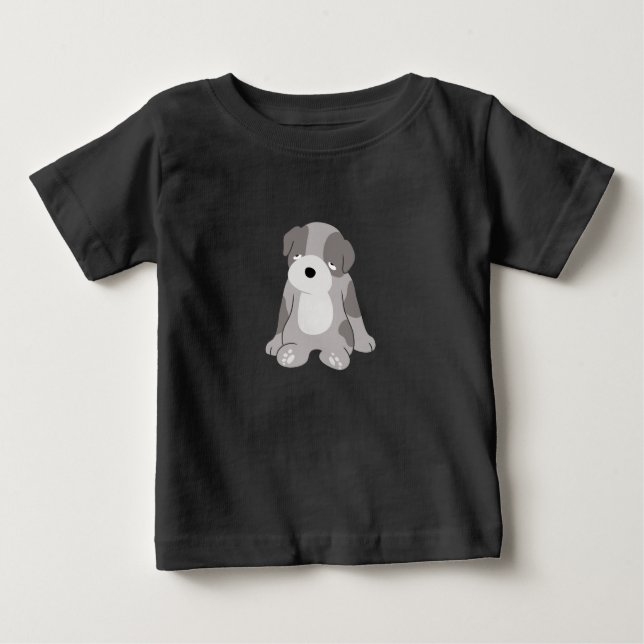 Camiseta Para Bebê Cãozinho (Frente)