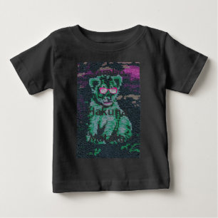 Camiseta Para Bebê Cãozinho-do-bico-do-bico hakuna matata