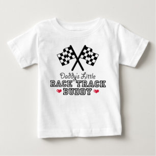 Camiseta Para Bebê Capa longa T do bebê do amigo do autódromo do pa