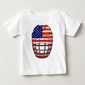Camiseta Para Bebê Capacete de Hóquei no Gelo - EUA