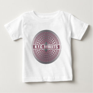 Camiseta Para Bebê Capas do ManholeNYC