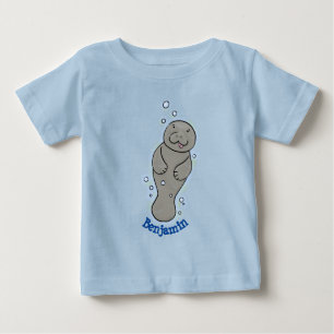Camiseta Para Bebê Capateiro bonito com ilustração de bolhas