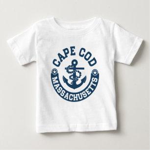 Camiseta Para Bebê Cape Cod Massachusetts