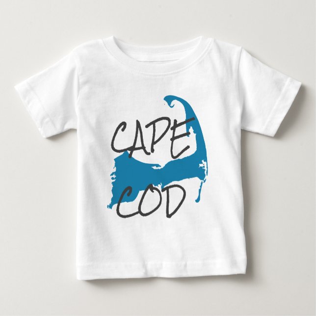 Camiseta Para Bebê Cape Cod Massachusetts Toddler Shirt (Frente)