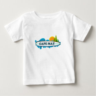 Camiseta Para Bebê Cape May.