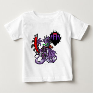 Camiseta Para Bebê Capitão 1 da equipe da citadela de Darigan