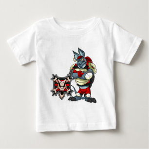 Camiseta Para Bebê Capitão 1 da equipe da ilha de Krawk