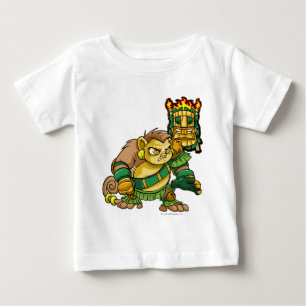 Camiseta Para Bebê Capitão 1 da equipe da ilha do mistério