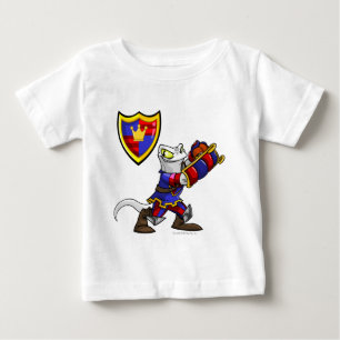 Camiseta Para Bebê Capitão 1 da equipe de Meridell