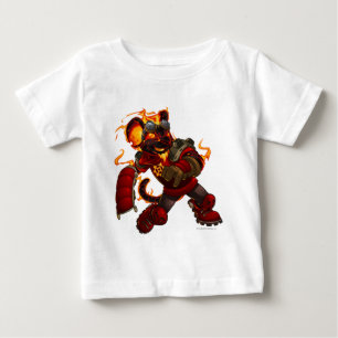 Camiseta Para Bebê Capitão 2 da equipe de Moltara
