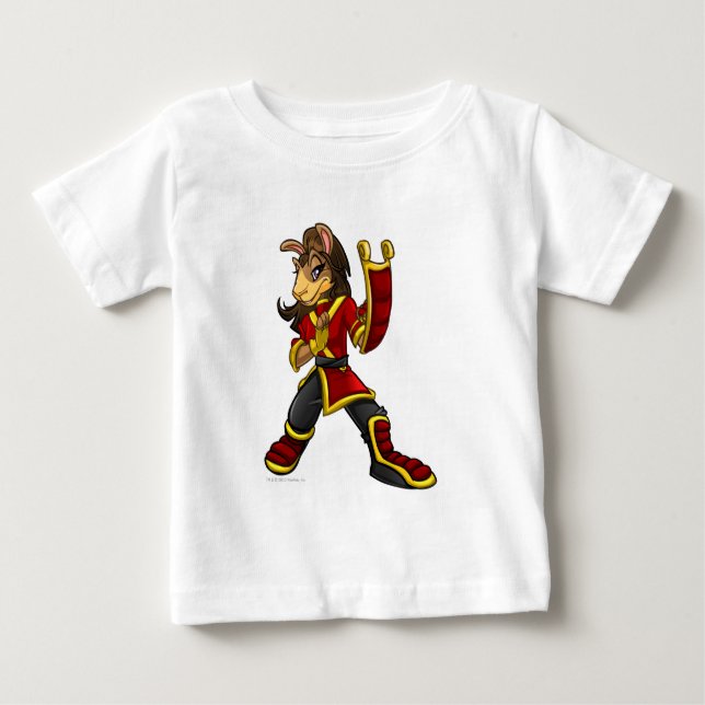 Camiseta Para Bebê Capitão 2 da equipe de Shenkuu (Frente)