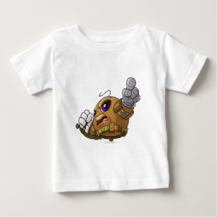 Camiseta Para Bebê Capitão 2 da equipe do lago Kiko