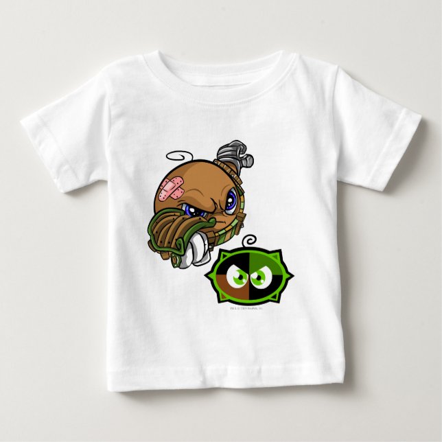 Camiseta Para Bebê Capitão da Equipe do Lago Kiko 1 (Frente)