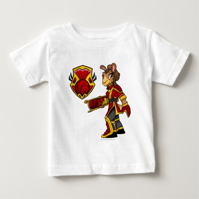Camiseta Para Bebê Capitão da Equipe Shenkuu 1 (Frente)